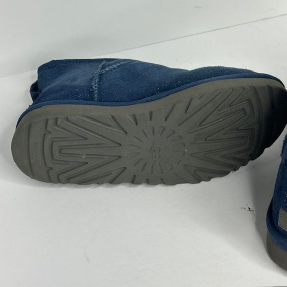 UGG Blue Sparkle Mini Milky Way Booties‎ - Picture 2 of 5